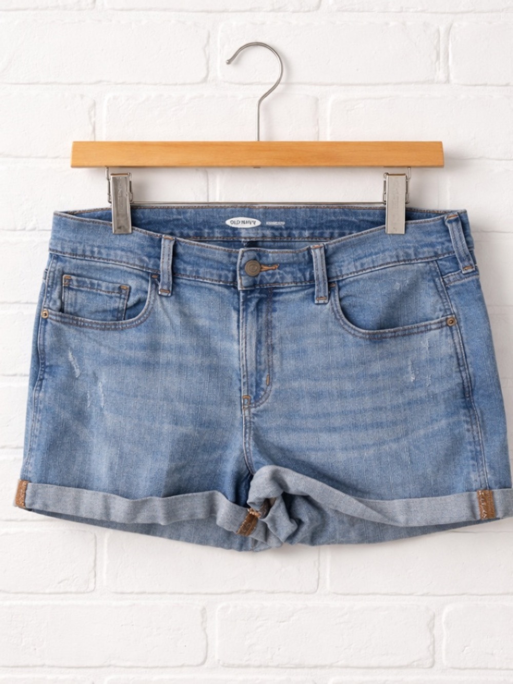 Old Navy Light Blue Jean Shorts | Cotton
